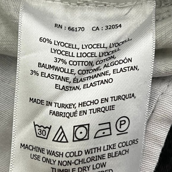 ANTHROPOLOGIE Black White Pineapple Print Bowery Ankle Crop Pants Size 8 - Picture 6 of 6